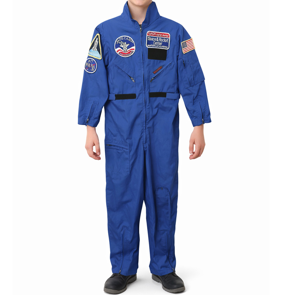 NASA US Space Camp Flight Suit Youth 14 Coveralls Souvenir Huntsville ALA.