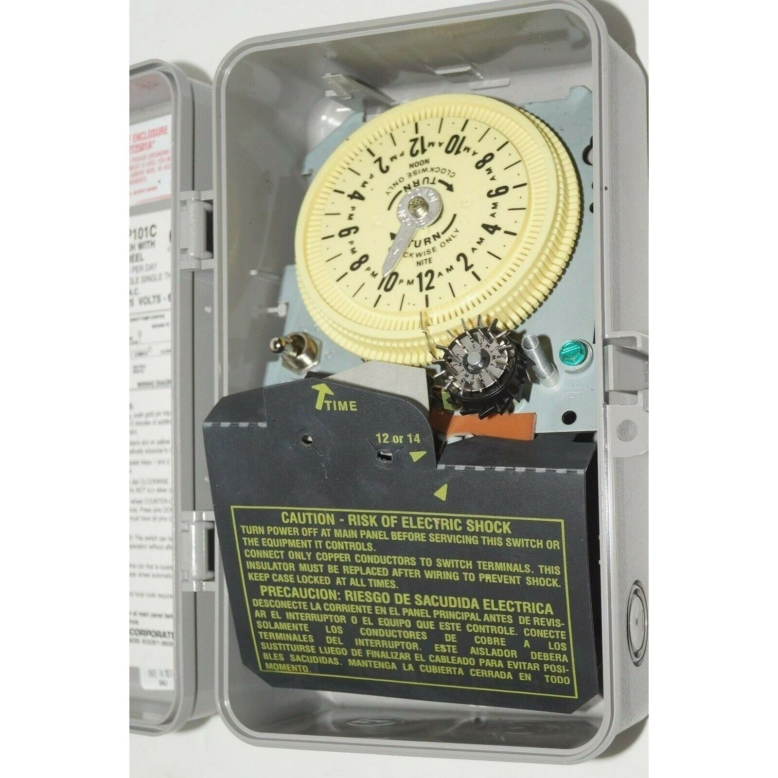 Intermatic T8805P101C SPST 125-Volt Mechanical Cycle and Irrigation Timer