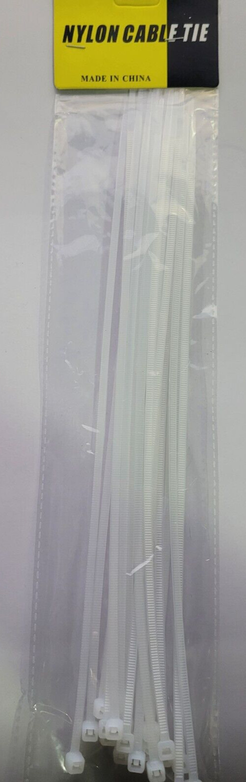2 Zip Ties Heavy Duty 1 foot, 120 LBS tensile strength large durable Nylon Cable