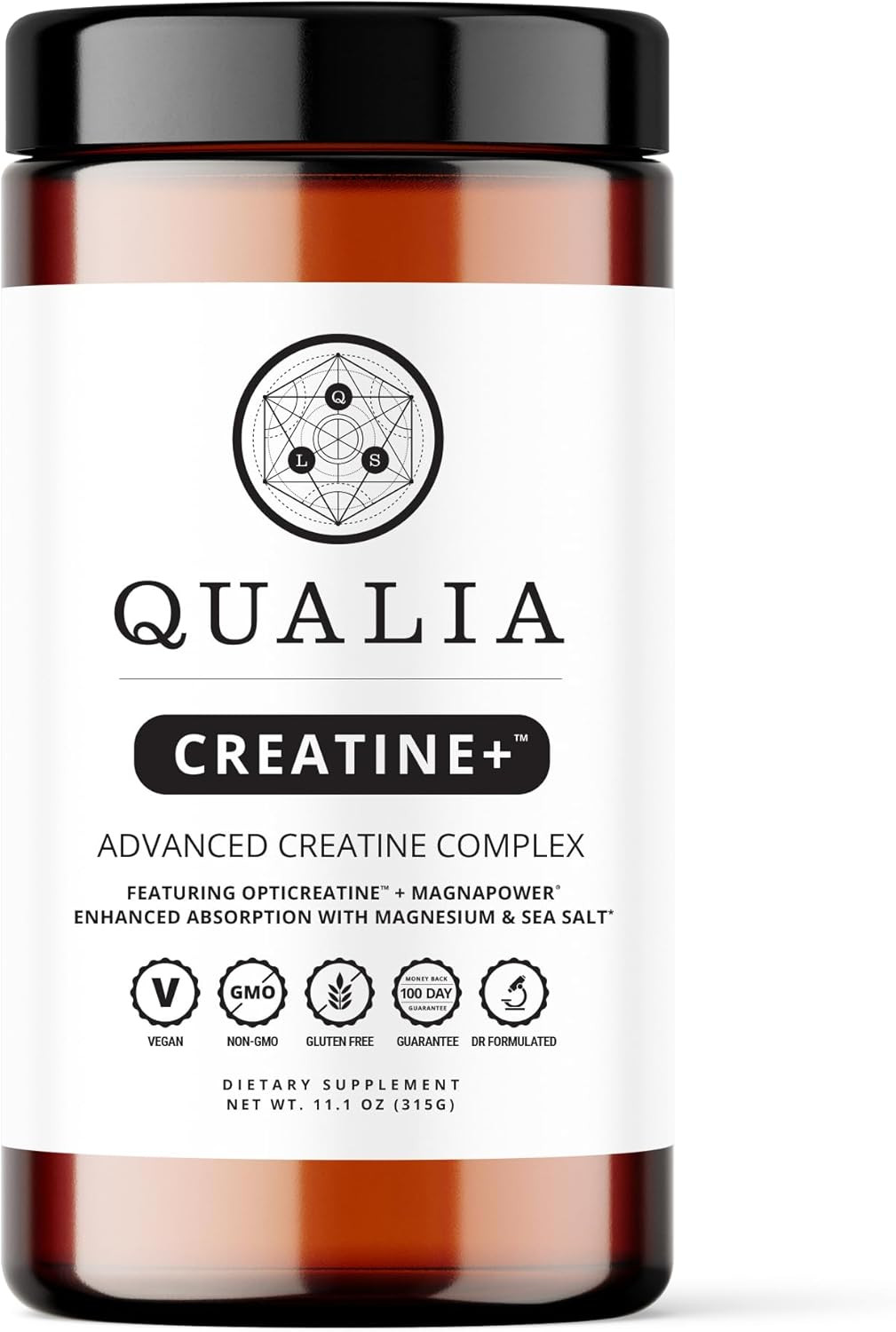 Qualia Creatine | Advanced Creatine Complex | 2 Sources + Magnesium | Optimized