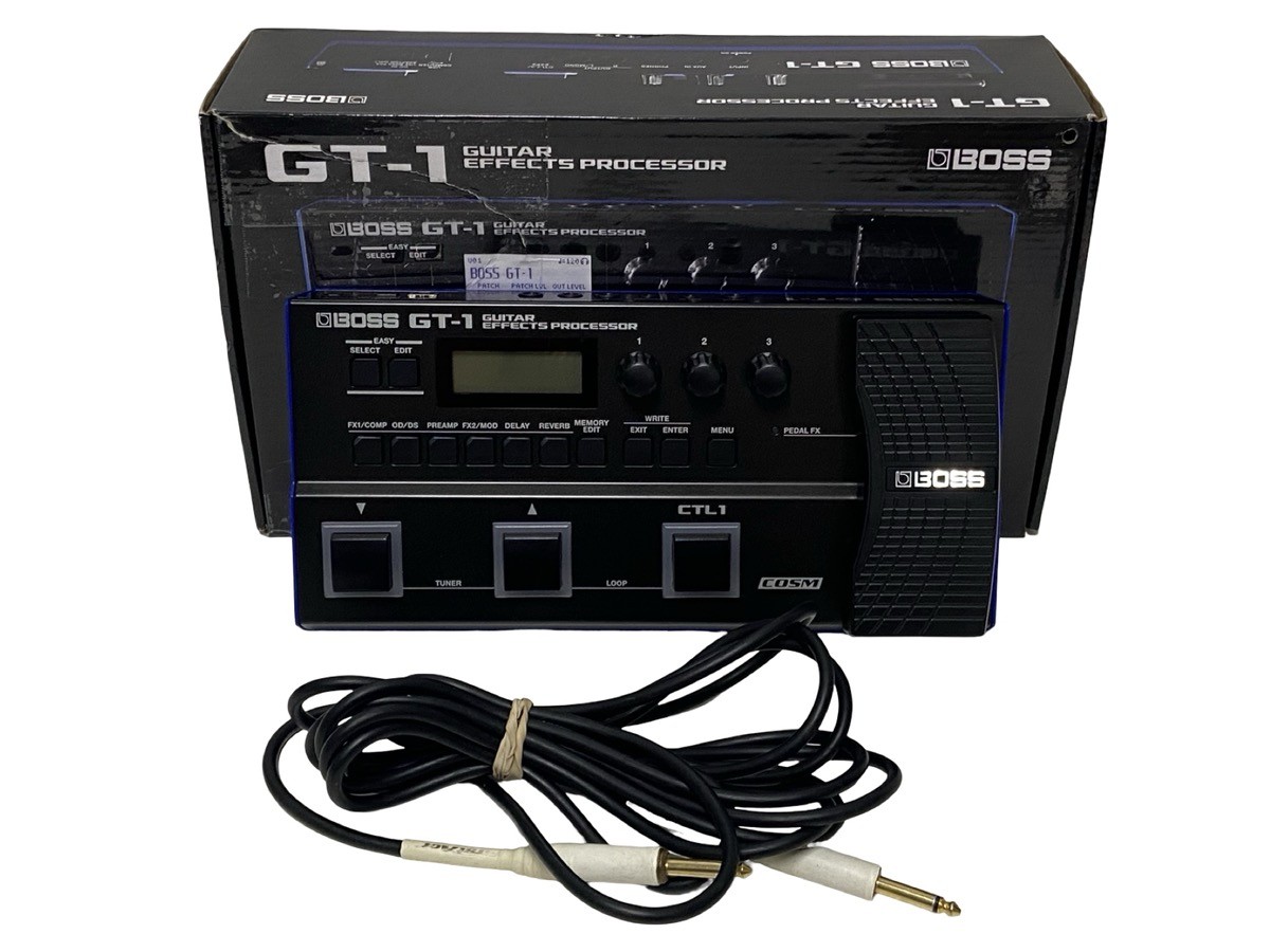 BOSS GT-1 COMPACT BATTERY POWERED GUITAR MULTI-EFFECTS PROCESSOR W/G (EPJ032655)