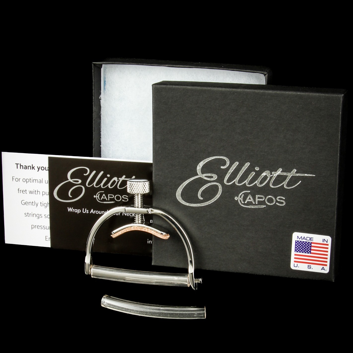 Elliott Capos Elite Guitar Capo 20" Radius G34E