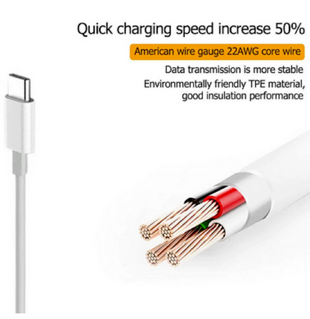 3PACK 20W Type USB-C Super Fast Wall Charger Cable For iPhone 15 Pro Max Samsung