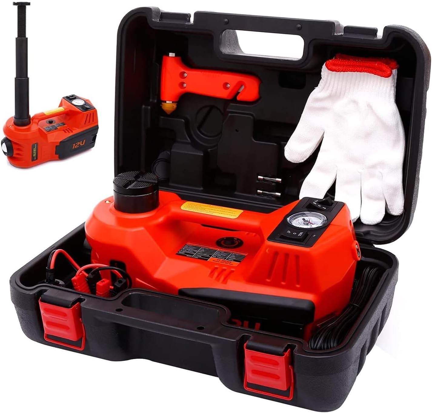 5 Ton 12V  Electric Hydraulic Car Jack Kit for SUV Sedan Truck Car Floor Jack