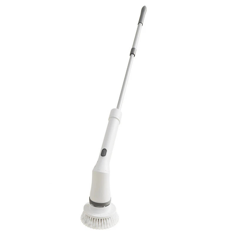 Cordless Electric Spin Scrubber with 4-Head Extendable Shower Cleaner Brush
