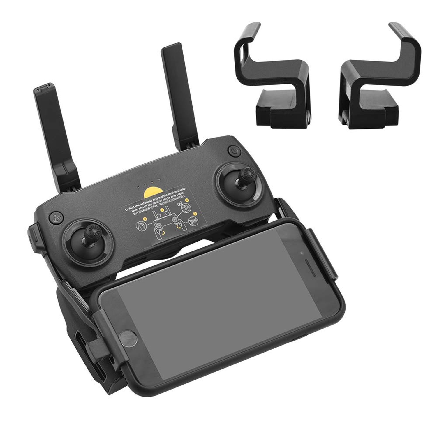 HeiyRC 0.31-0.47in 8-12mm Thickness Phone Holder for DJI Mavic Mini Se Mavic ...