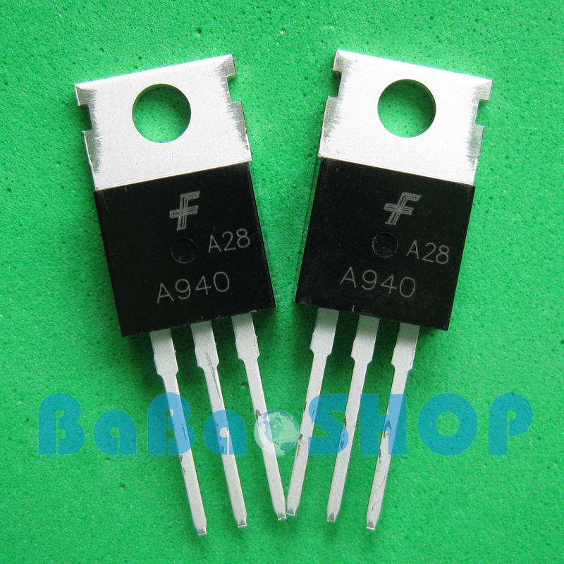 20pcs New A940 2SA940 940 AMP Output Transistor FSC TO-220