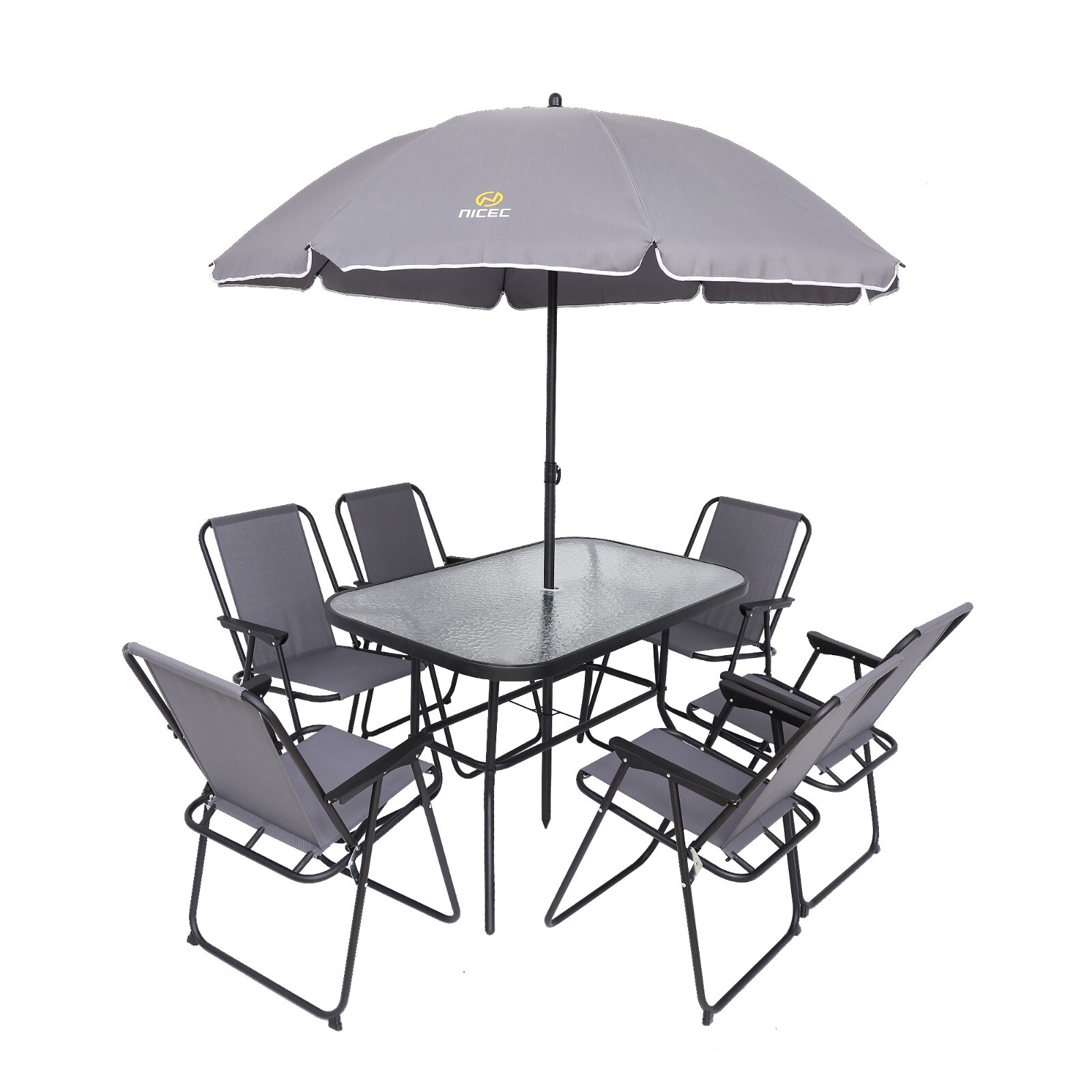 Patio Set with Umbrella, Outdoor Dining Sets, Patio Furniture Set with Umbrella