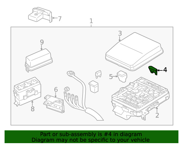 Genuine Mitsubishi Mini Fuse MS810876