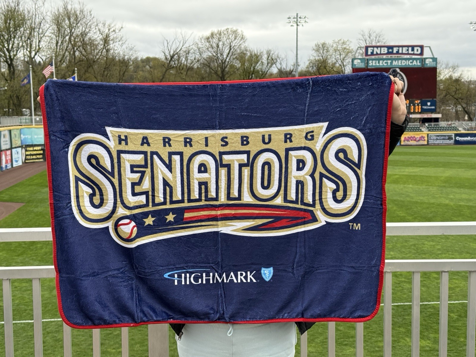 Harrisburg Senators Blanket SGA 4-12-25