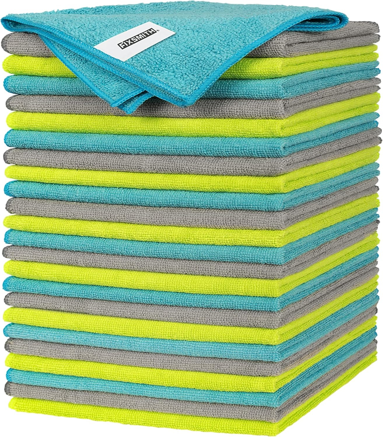Microfiber Cleaning Cloth - Pack of 24, Multi-Functional Cleaning Towels, Siz...