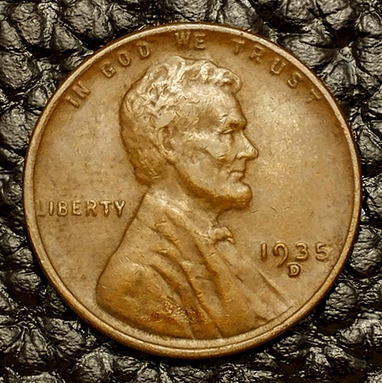 1935-D Lincoln Cent ~ AU Condition ~ COMBINED SHIPPING!