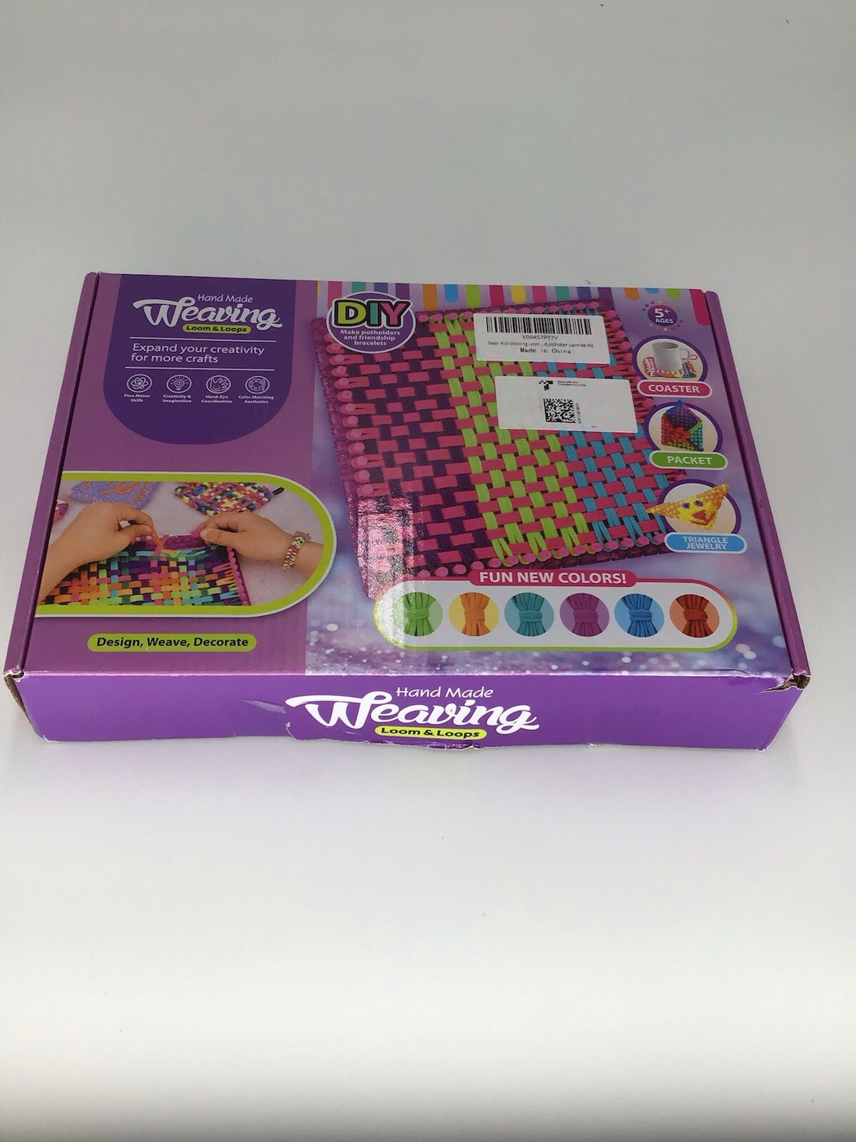 Handmade Weaving Loom & Loops