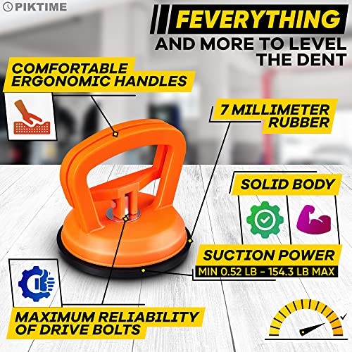3 Pcs Dent Puller Suction Cup for Car Dents - Car Dent Puller Kit Small Dent