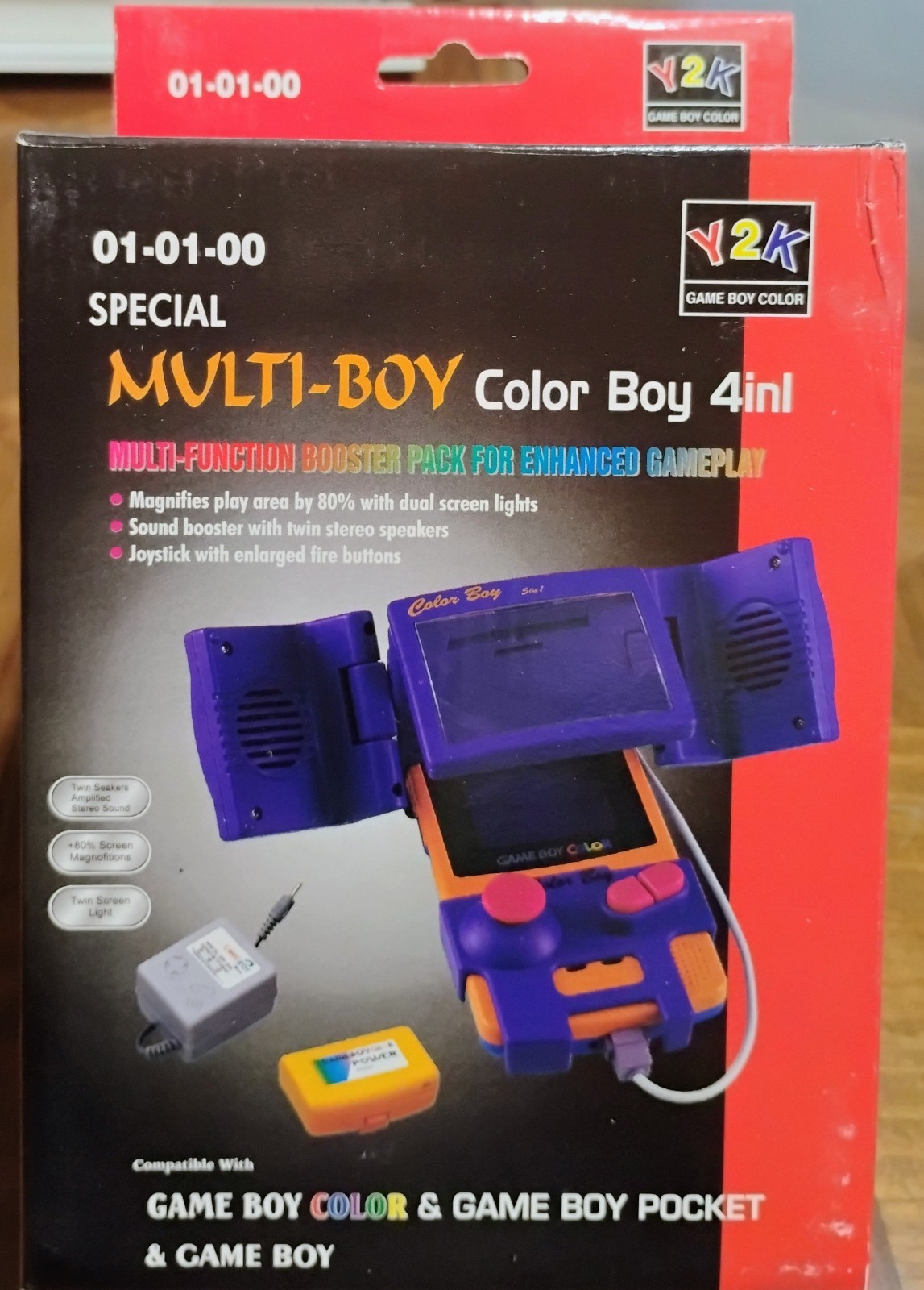 Multi-Boy Color Boy 4 In 1  - Magnifier, Joystick & Twin Speakers BRAND NEW