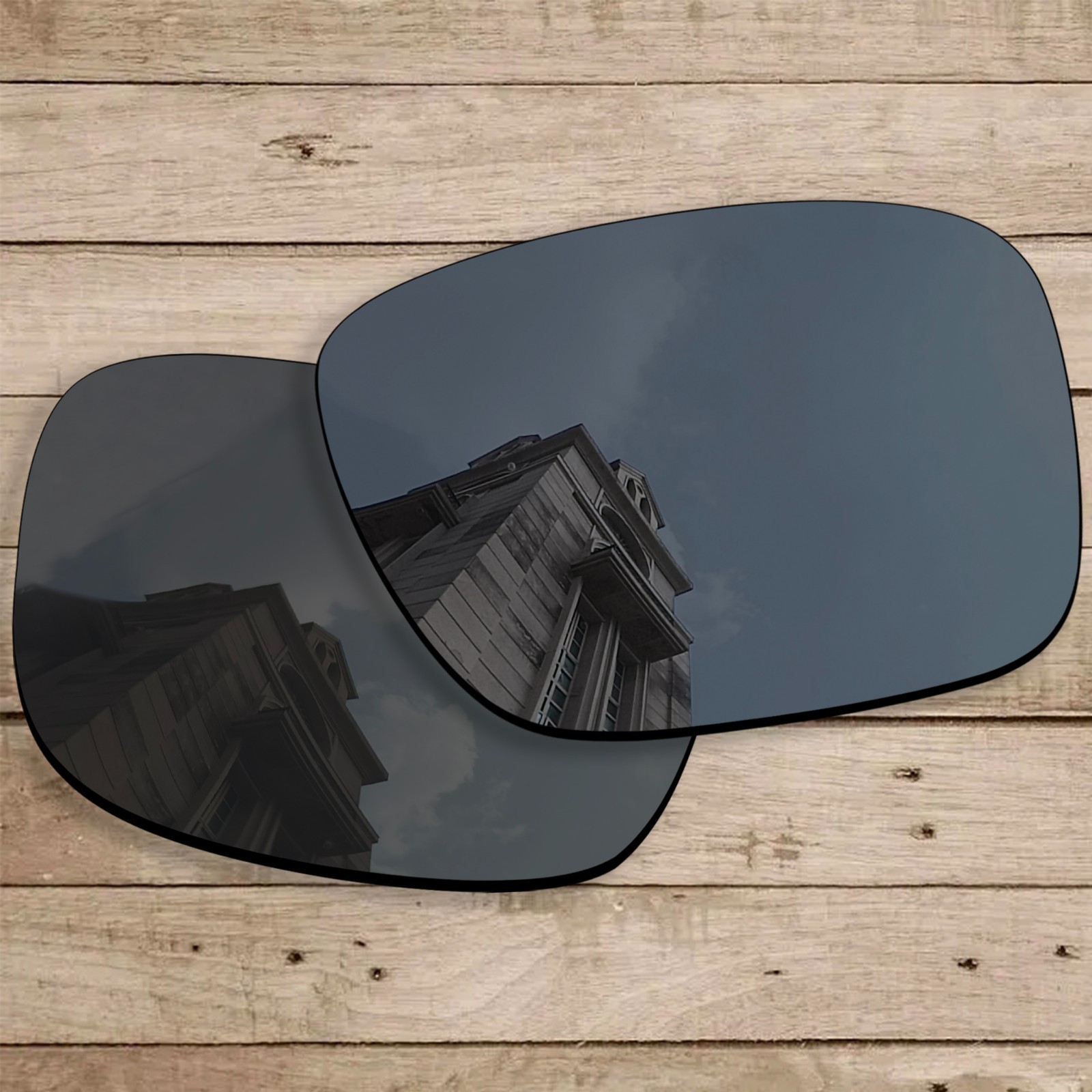 hdhut POLARIZED Replacement Lenses for-Oakley Holbrook Sunglasses Stealth Black