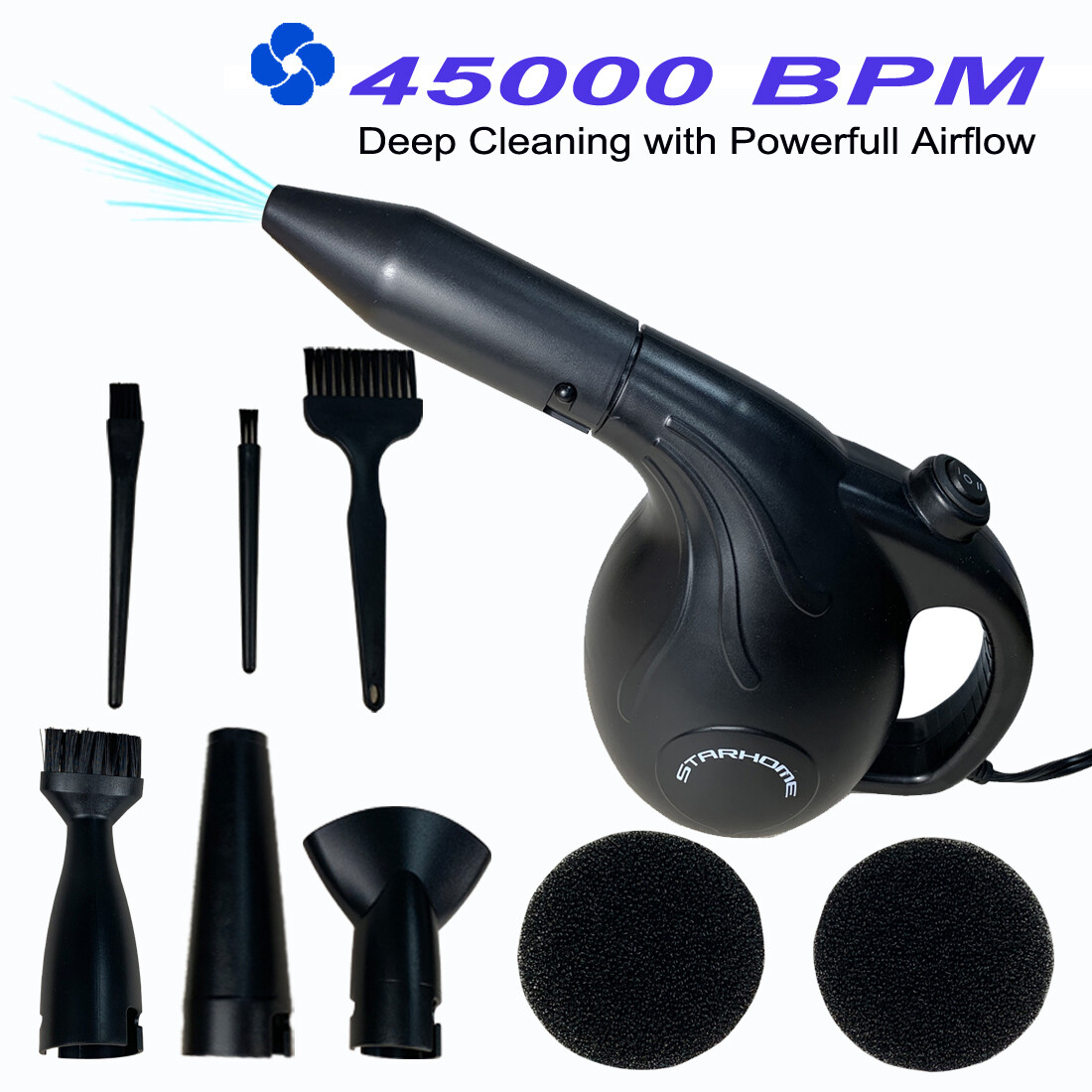 Electric Air Duster Blower 550W IT Dusters For PC, Laptop, Console Cleaning Dust