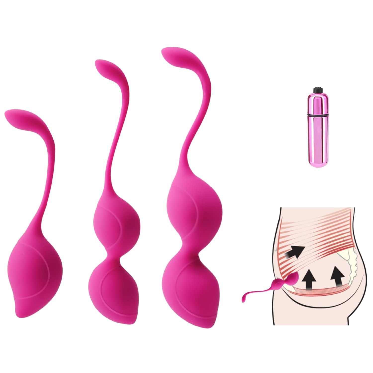 Waterproof Kegel Balls Set - Enhance Sexual Satisfaction & Muscle Strengthening