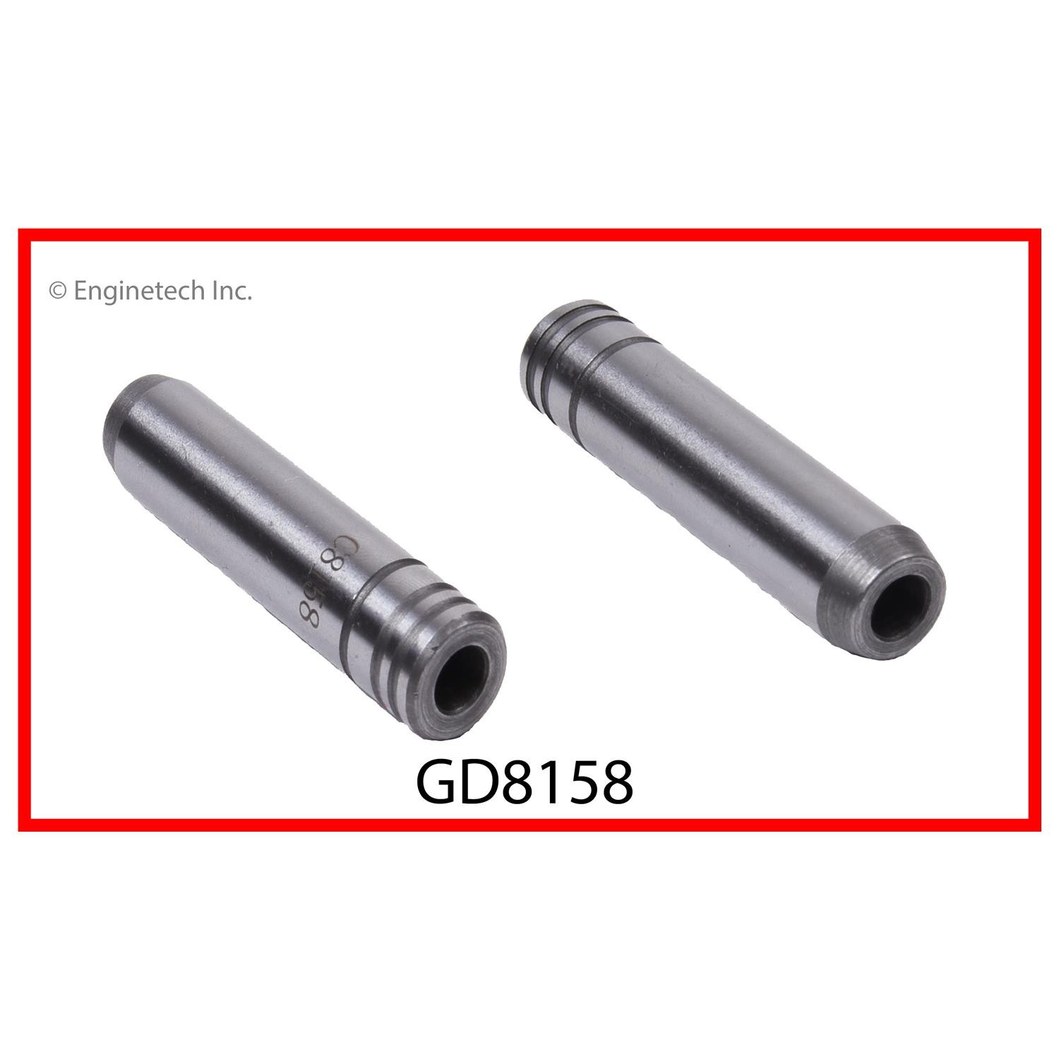 Enginetech GD8158 Engine Valve Guide 4 Pack for Acura and Honda Vehicles
