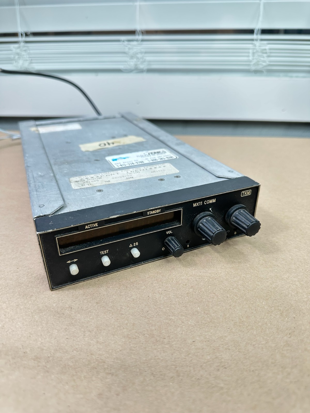 TKM MX11 Comm Radio 12V + Tray (D2774)