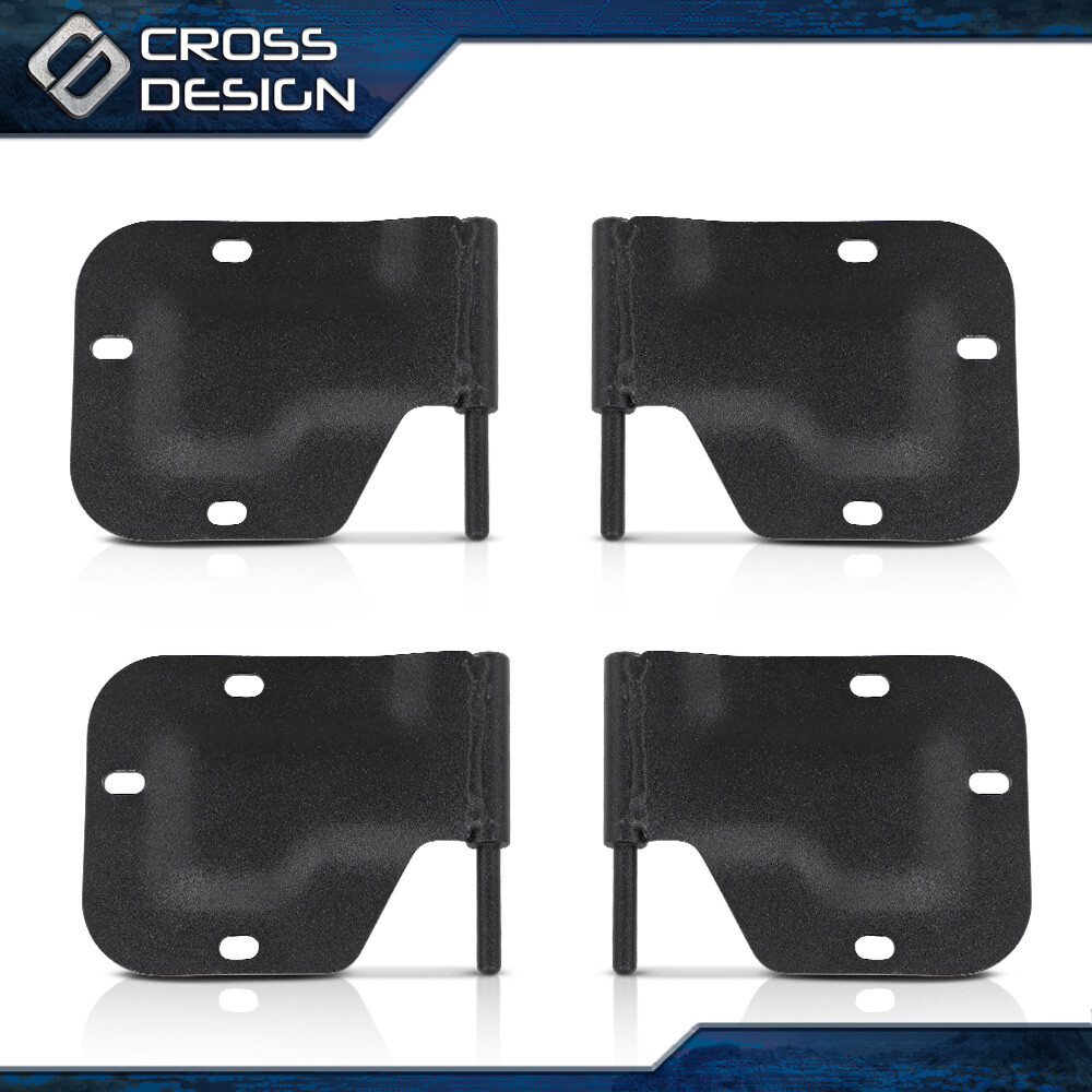 FIT FOR Humvee M998 LH X 2 /RH X 2 DOOR HINGES SET NEW BLACK