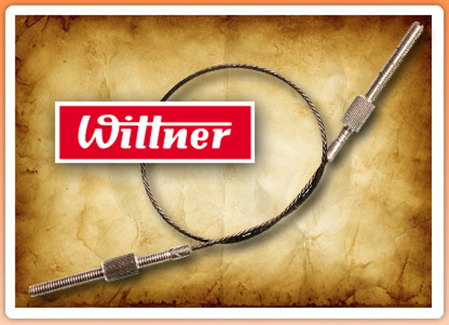 Genuine Wittner Braided Wire Violin Tailgut  4/4-3/4