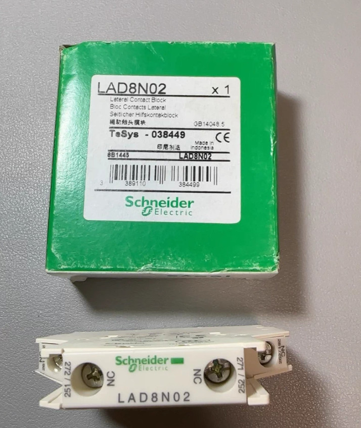 1PC NEW Schneider Auxiliary Contact Module LAD8N02 LA-D8N02 2NC #YY