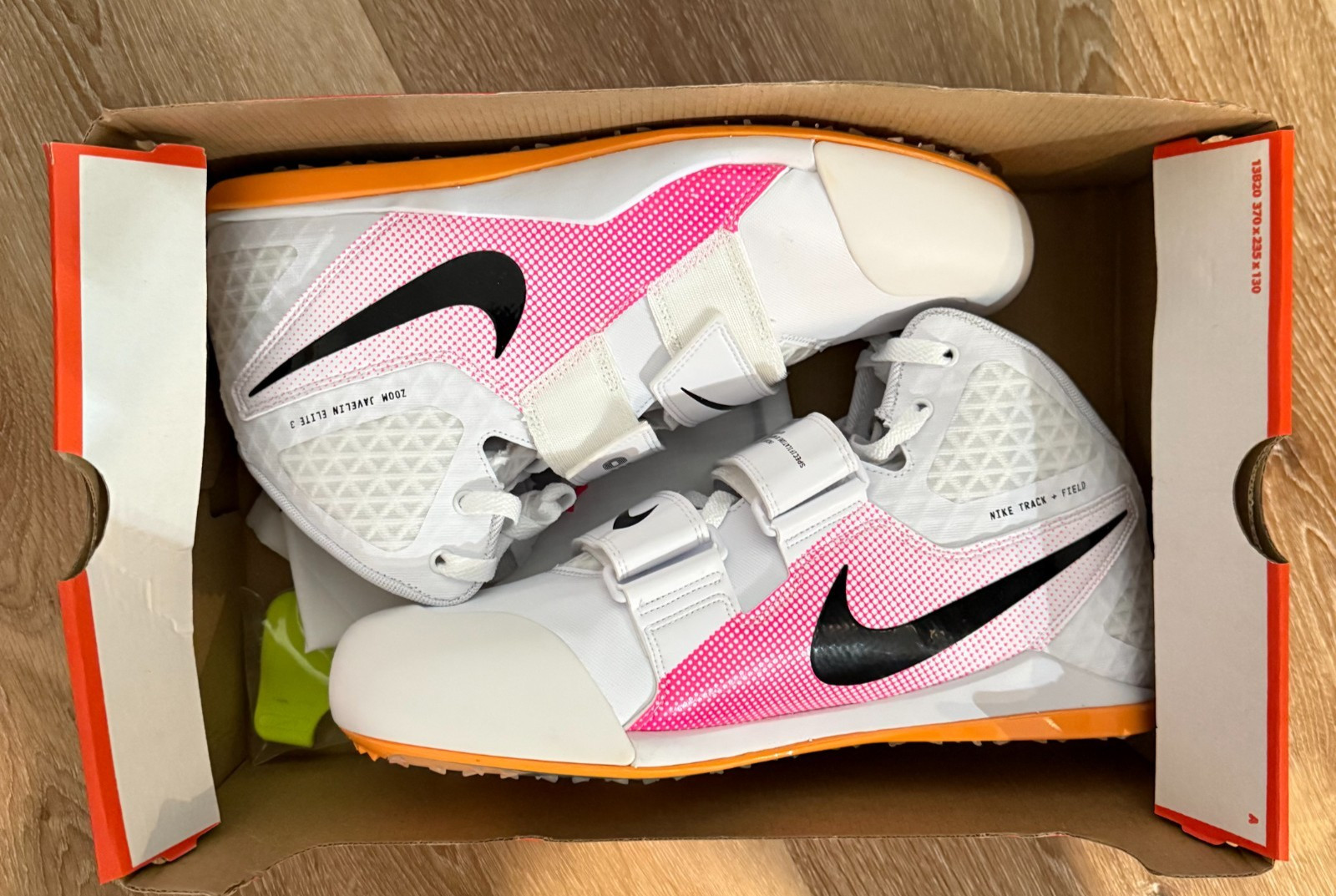Size 13-Nike Zoom Javelin Elite 3 Men's Track Spikes Hyper Pink (AJ8119-101)