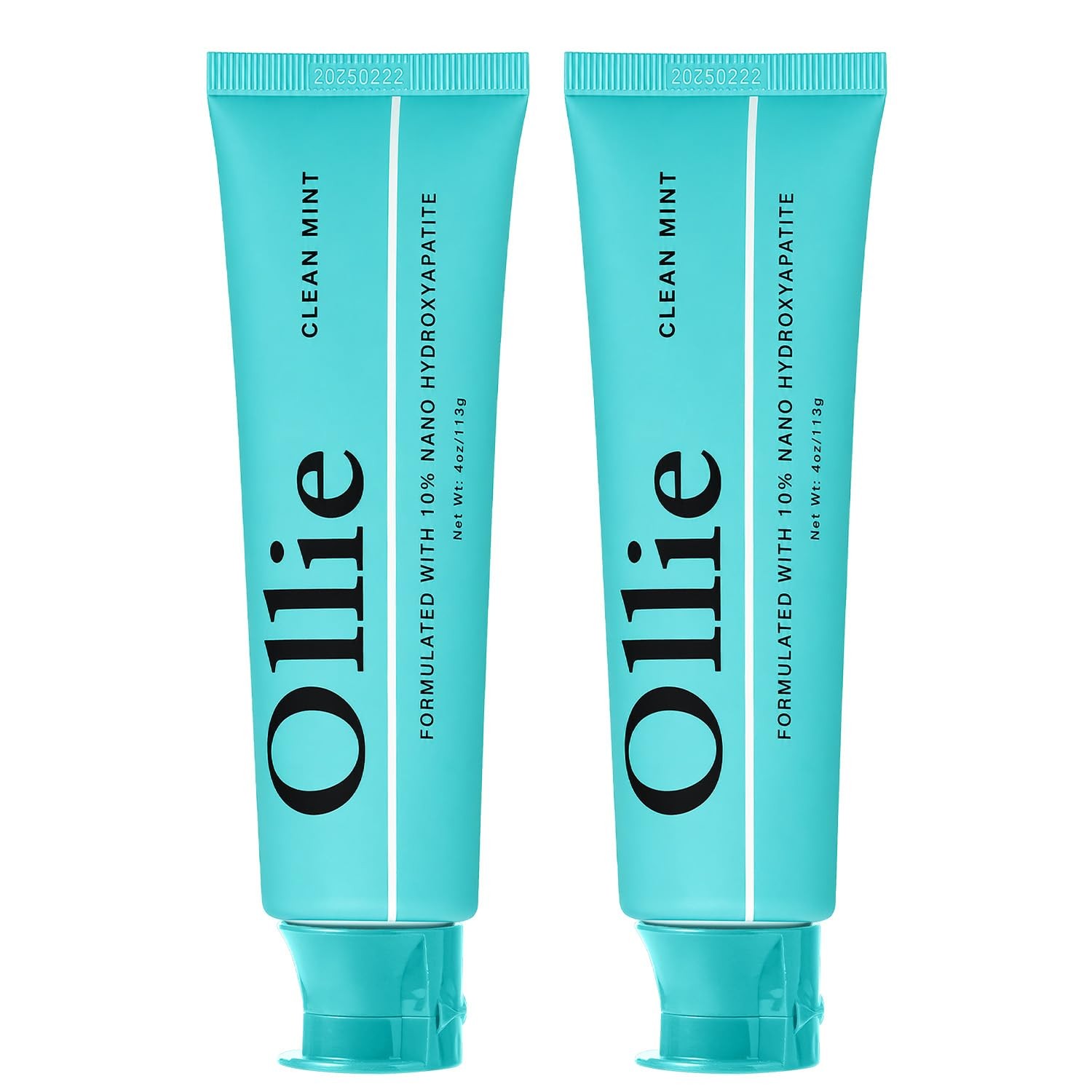 10% Nano Hydroxyapatite Fluoride Free Clean Mint Natural Toothpaste 4oz