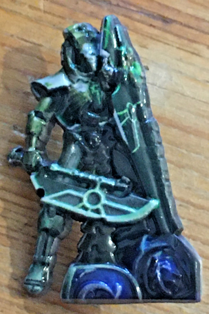 Necron Diorama Pin-Metal-OOP-Lychguard-Badge-Lord-Koyo-Indomitus-Warhammer 40k