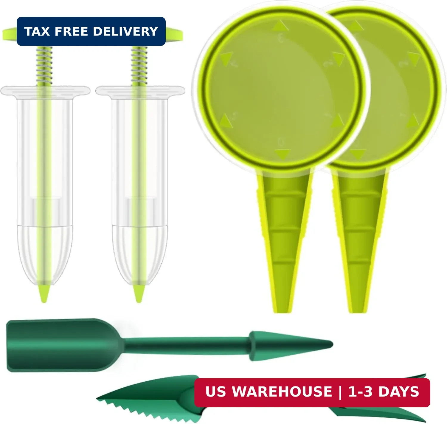 Mini Seed Spreader Set,6 PCS Small Garden Seed Planter Tool,Precise Sowing Seed
