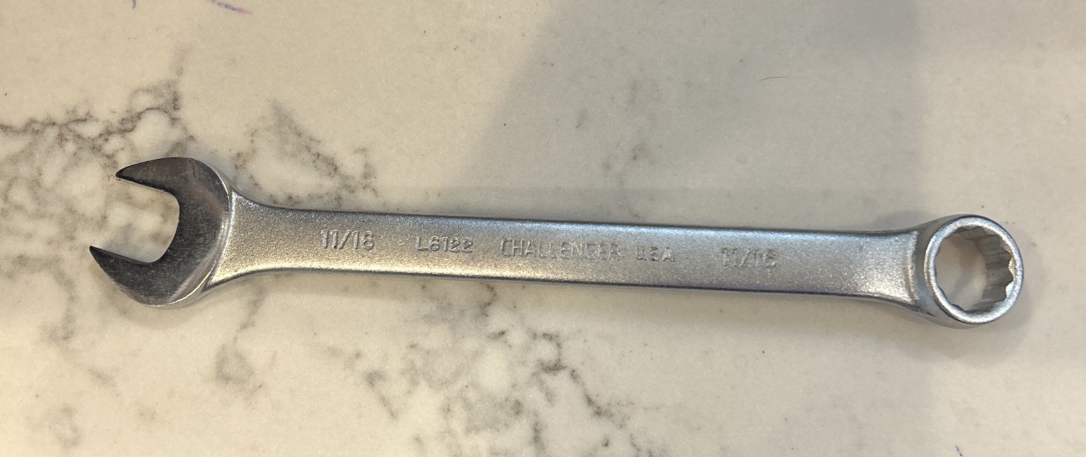 Challenger/Proto L6122 11/16 combo Wrench USA