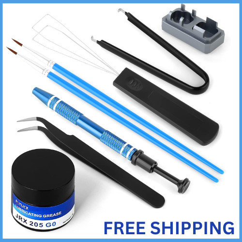 Keyboard Lube Kit JRX 205G0 0.53Oz/15G for Mechanical Keyboard Lube, Switch Open