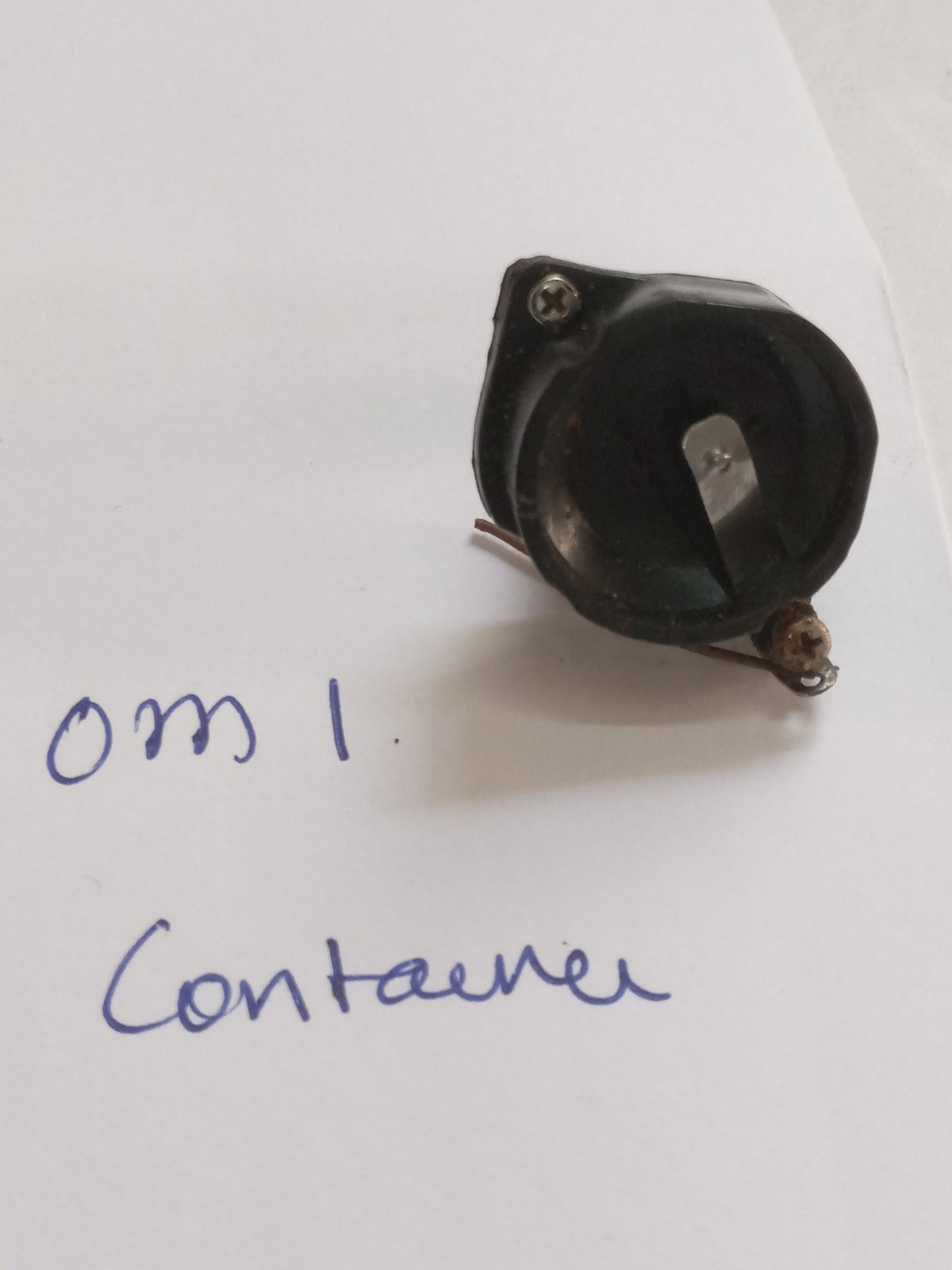 Olympus OM 1 Battery Container Original Used Replacement Spare Part