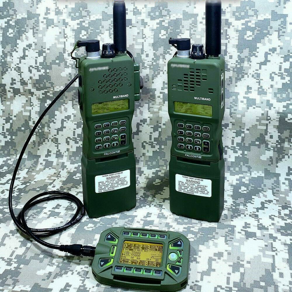 US Stock TRI AN/PRC 152 Multiband 12.6V 15W Handheld Radio MBITR Aluminum Shell