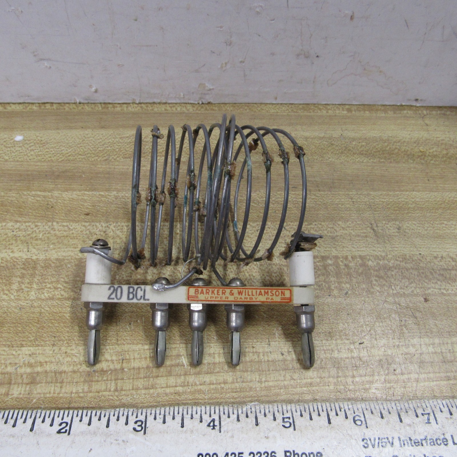 COIL Plug In B&W 20 BCL  5 Pin  HAM RADIO A