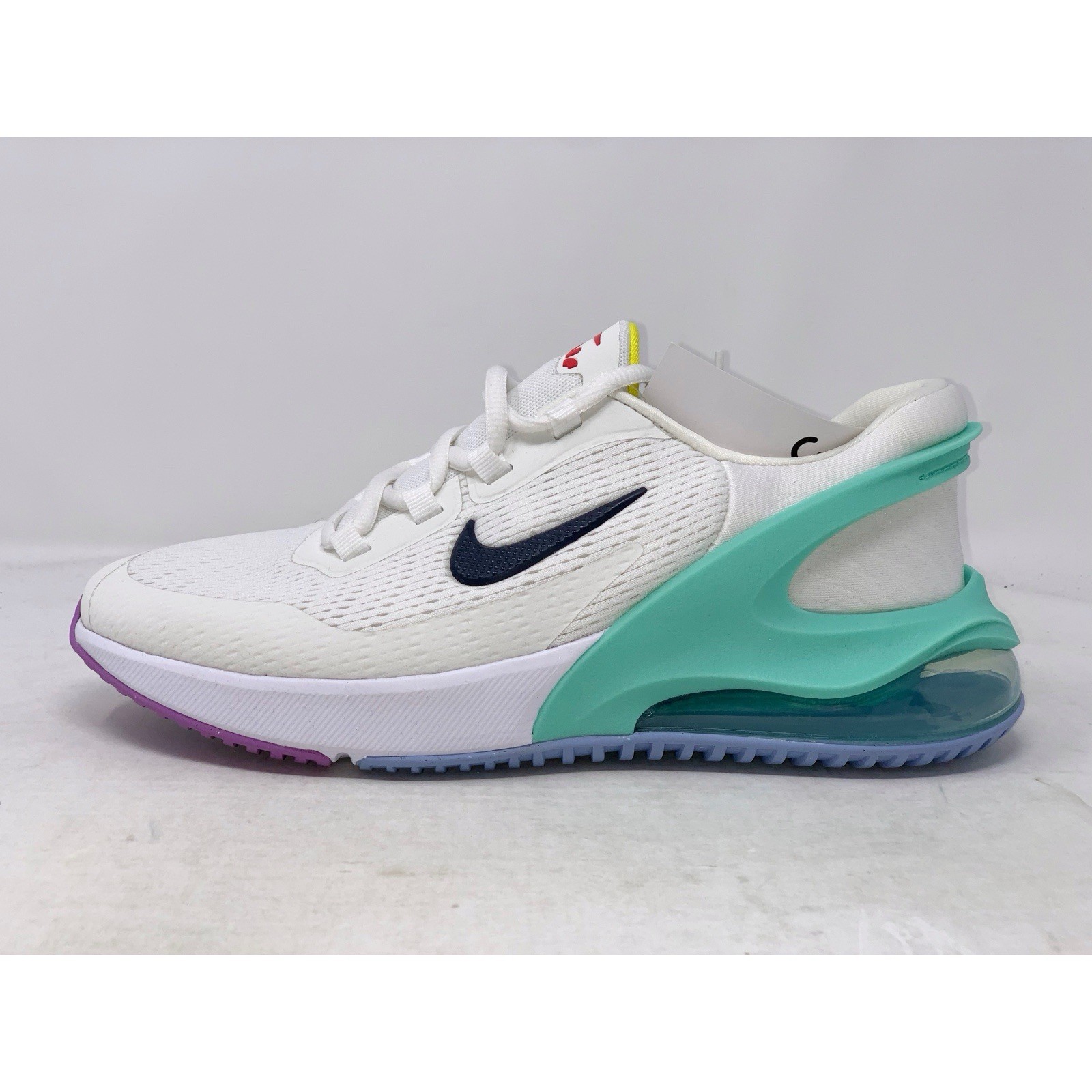Nike Air Max 270 Go Mint White Sneakers, Size 7Y / 8.5W DV1968-105