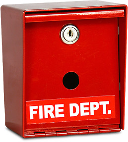 Eagle Fire Department Lock Box EFB-2010 Knox KS-2 Key Cylinder Lock Fire Dept.