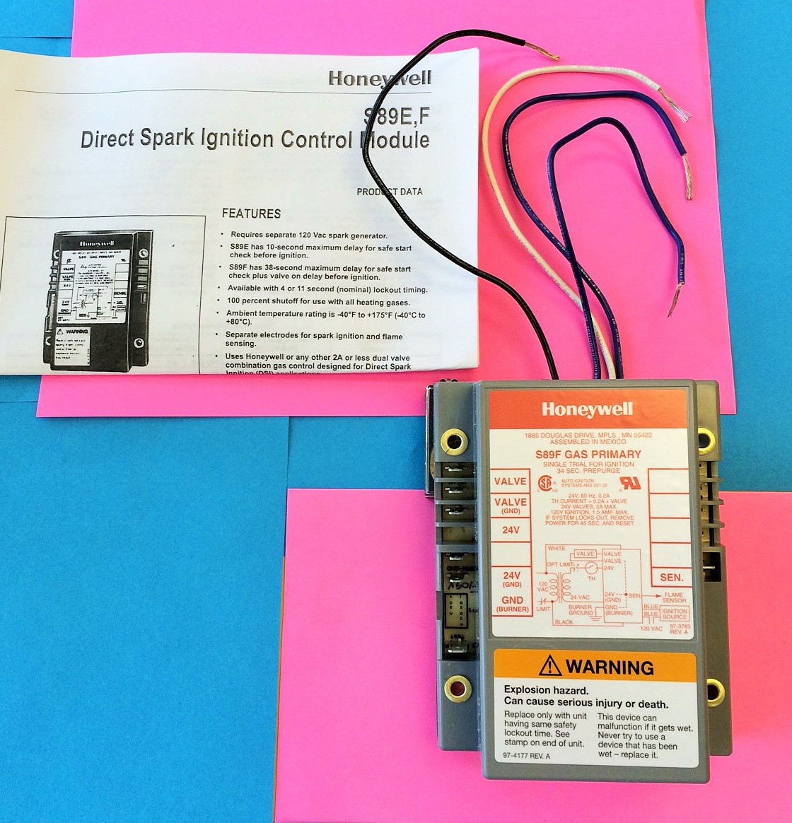 Honeywell S89F1098 resideo Spark Gas Burner Primary Genuine OEM Sale 👀