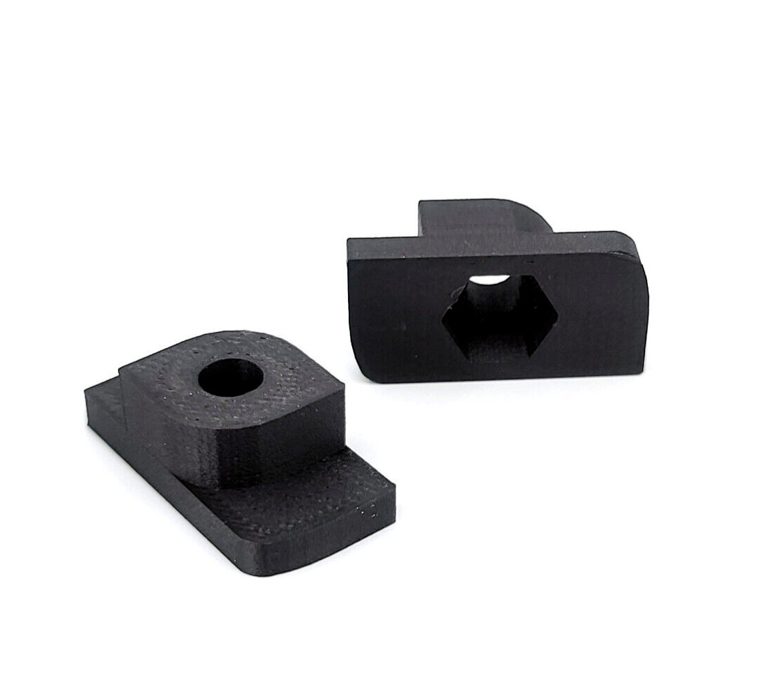 Drop-in T-Nut Stud Mount Gladiator Gearwall Geartrack Carbon Composite 1/4-20