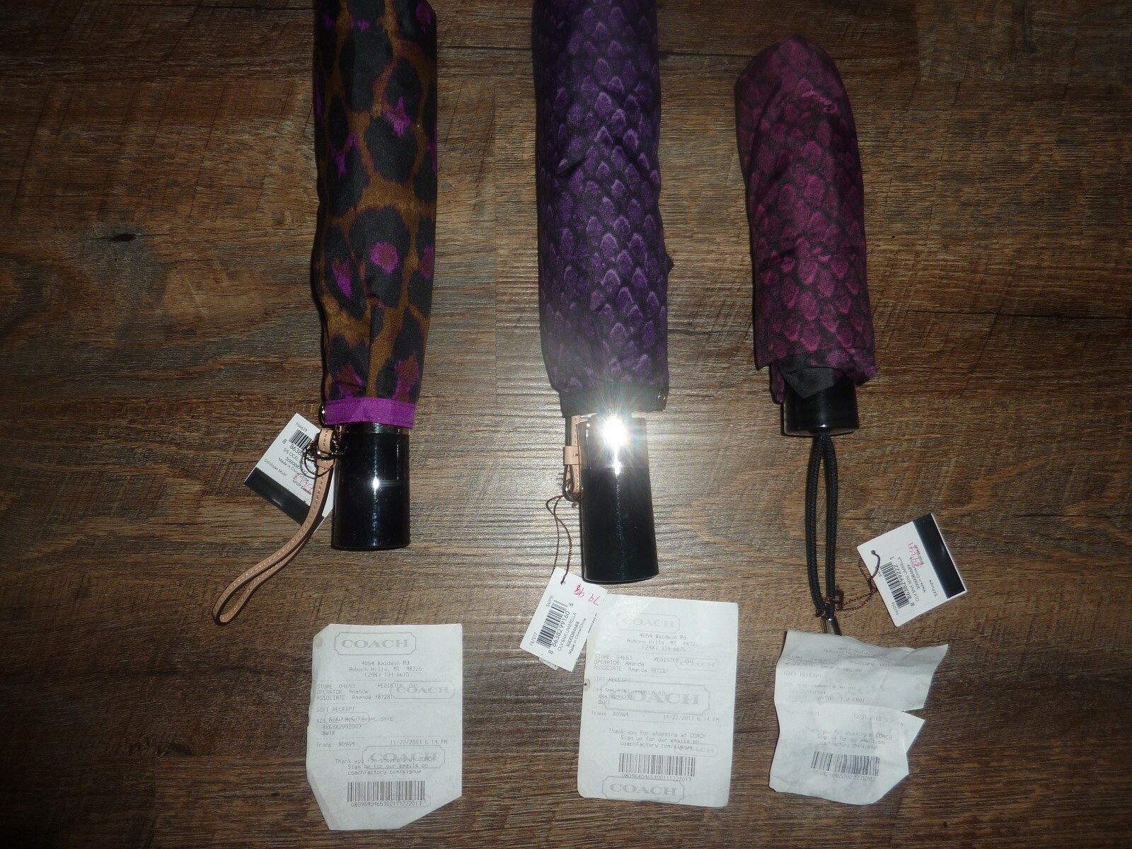 New RARE SOLD OUT Coach F67017 REG F66639 REG F67016 MINI Umbrella CHOICE NWT