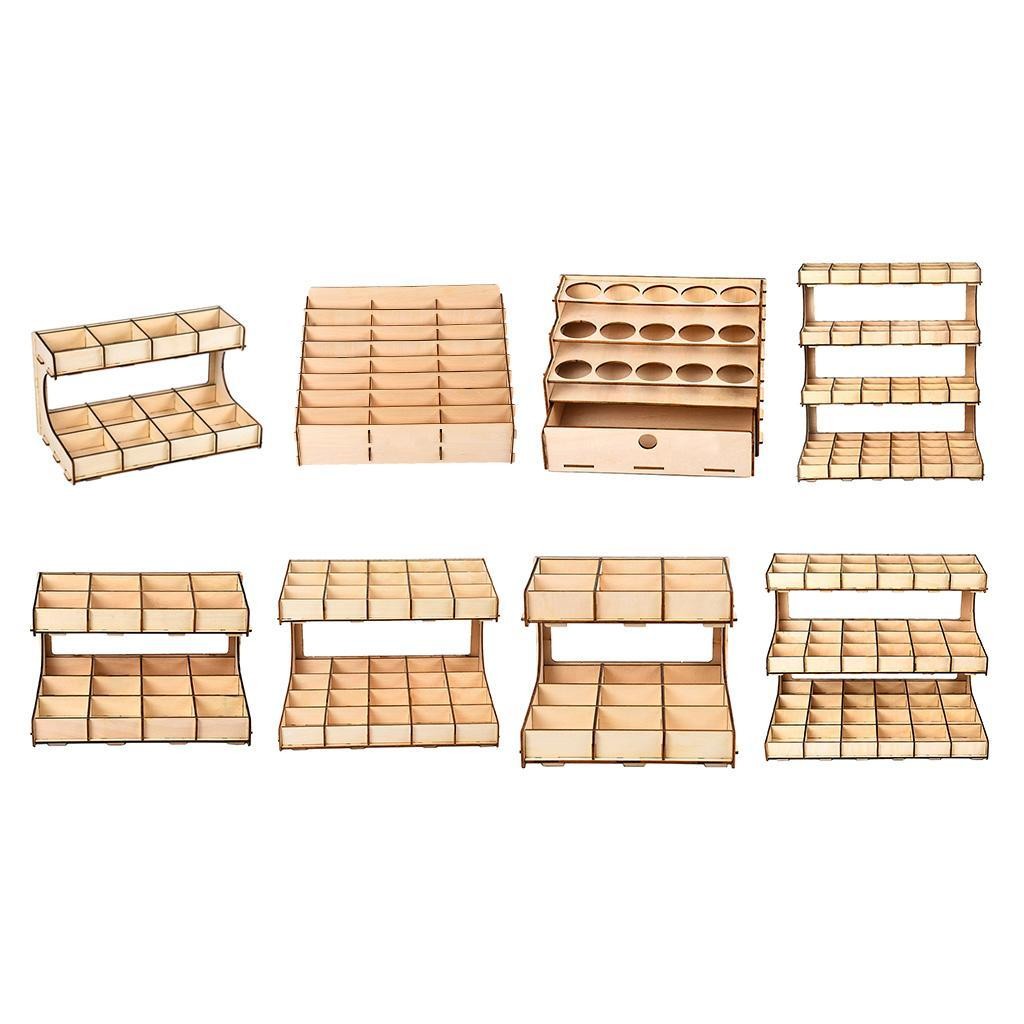 Modular Paint Stand Made of Natural Wood