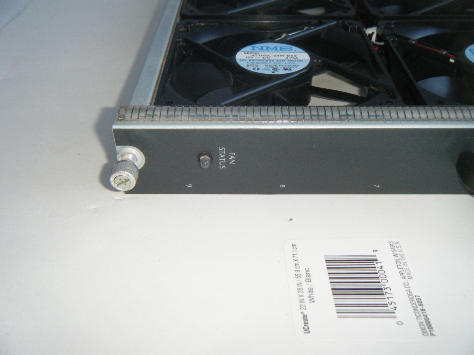 Computer Server Rack Fan Array Cooling Device with Nine 12V Brushless Fans