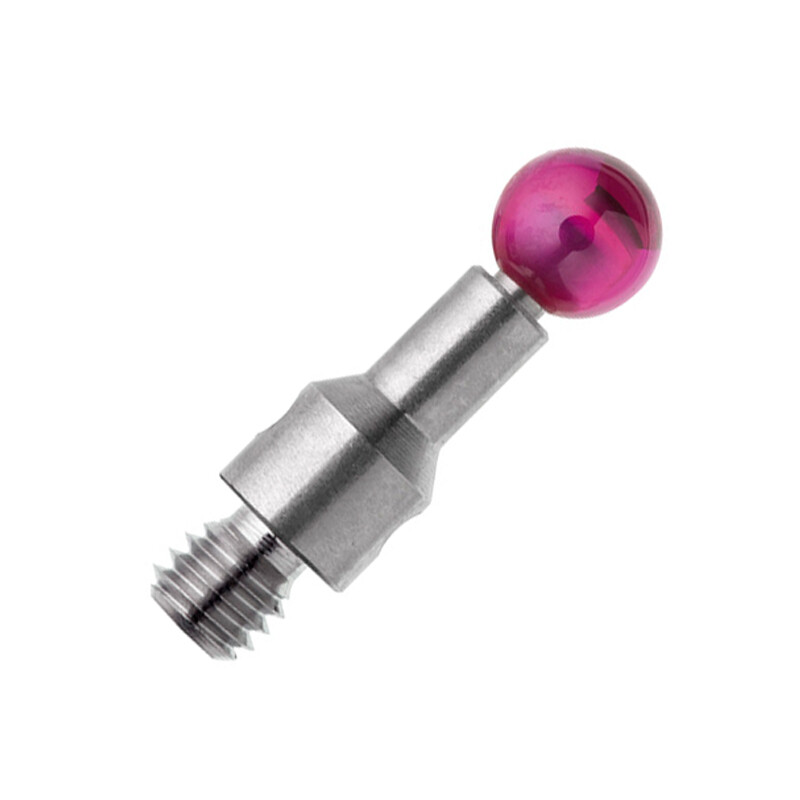 CMM Stylus M3 Thread DIA 4mm Ruby Ball Stainless Steel Stem 10mm for A-5004-0423