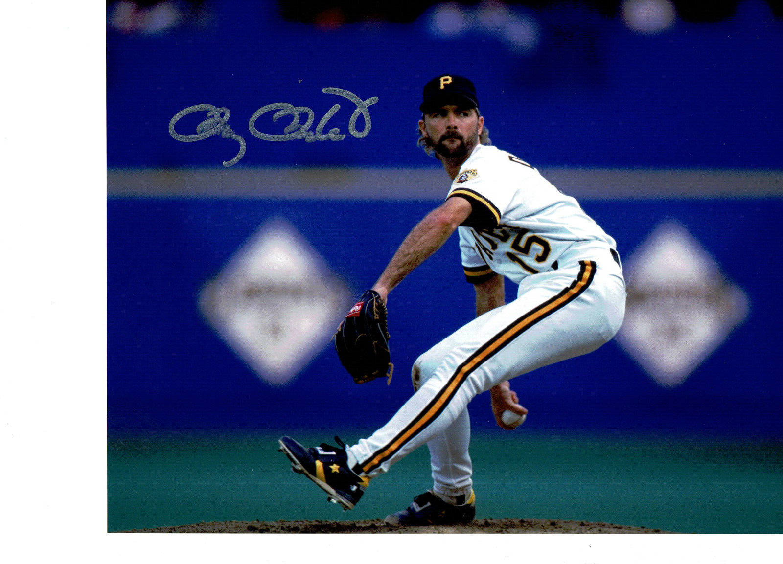 Pittsburgh Pirates ace  Doug Drabek autographed 8x10 great  action photo