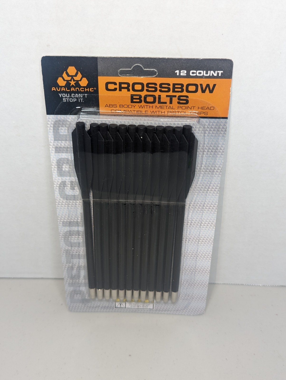 Avalanche Crossbow Bolts ABS Body with Metal Point Head 12pk CB5 NEW Sealed