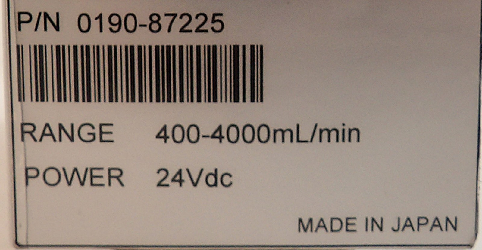 AMAT Applied Materials 0190-87225 Flow Controller 400-4000mL/min Working