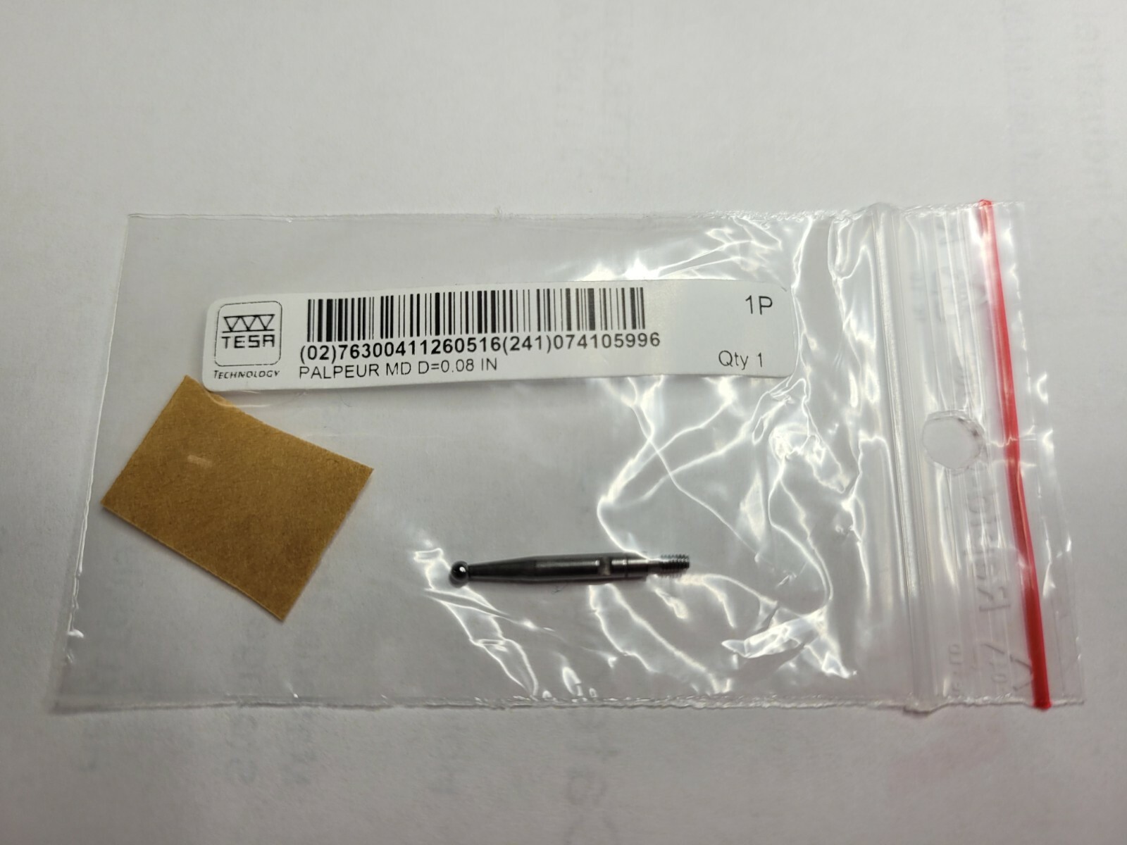 .080  Interapid Carbide ball diam test indicator contact point for 312 series