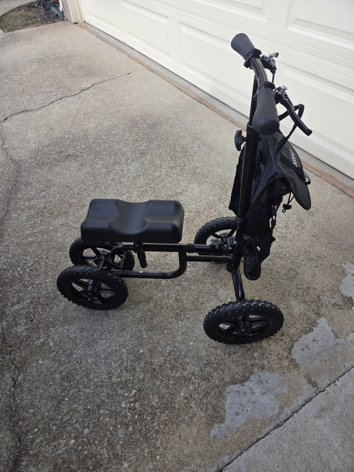 VIVE Health All Terrain Knee Scooter - Adjustable Hand Brake (EASY TO USE)