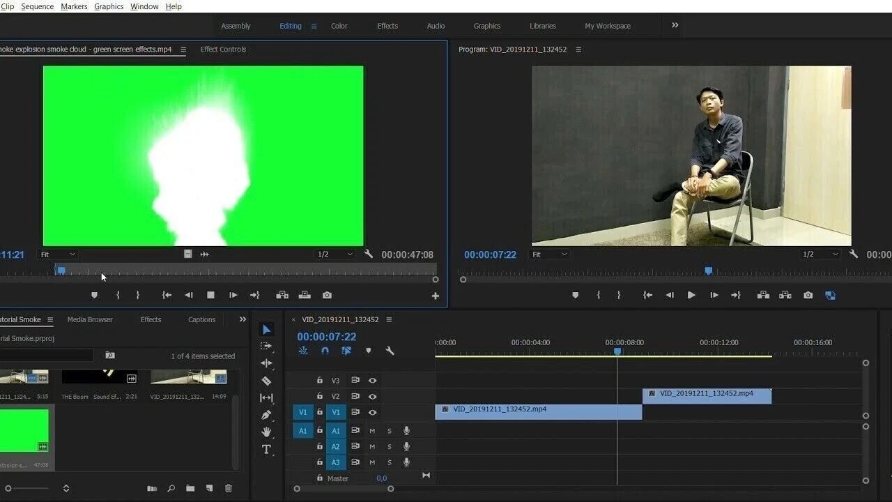 Video Editing Compositing VFX Editor Add After Effects Green Screen Software CD